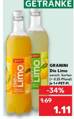 GRANINI Die Limo