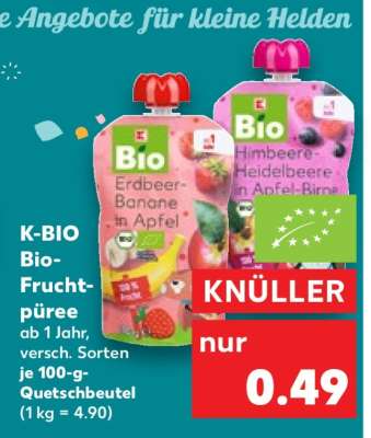 K-BIO Bio-Fruchtpüree