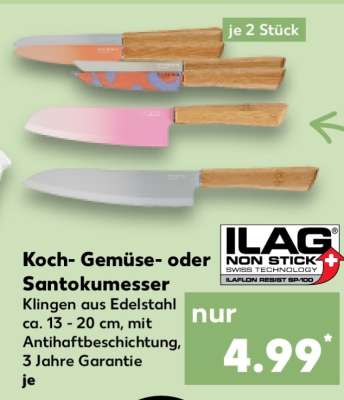 Koch- Gemüse- oder Santokumesser