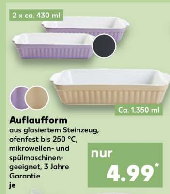Auflaufform*