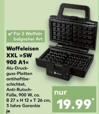 Waffeleisen XXL »SW 900 A1«