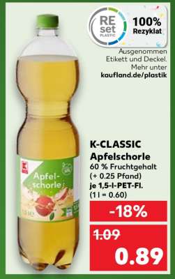 K-CLASSIC Apfelschorle