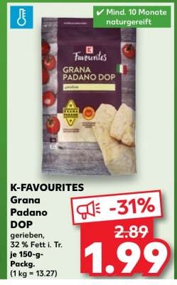 K-FAVOURITES Grana Padano DOP