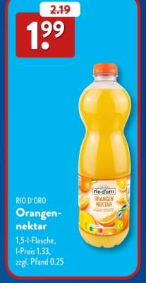 RIO D'ORO Orangennektar