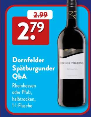Dornfelder Spätburgunder QbA