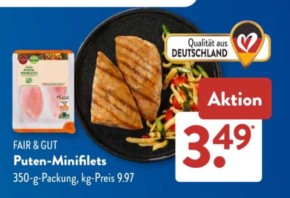 FAIR & GUT Puten-Minifilets