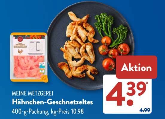 MEINE METZGEREI Hähnchen-geschnetzeltes