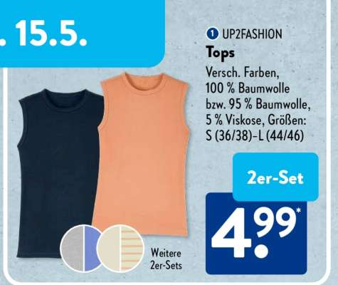 UP2FASHION Tops