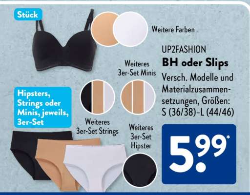 UP2FASHION BH oder Slips
