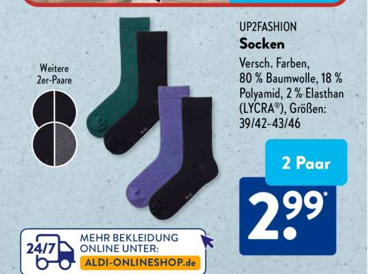 UP2FASHION Socken