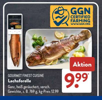 GOURMET FINEST CUISINE Lachsforelle