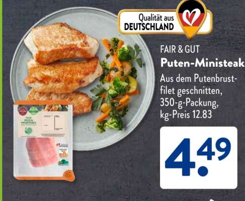 FAIR & GUT Puten-Ministeak