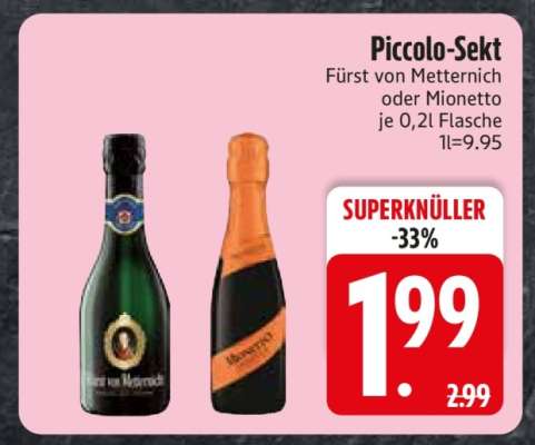 Piccolo- Sekt