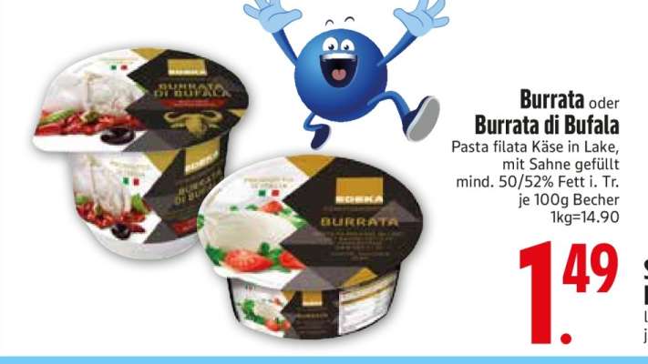 Burrata oder Burrata di Bufala