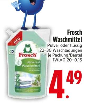 Frosch Waschmittel