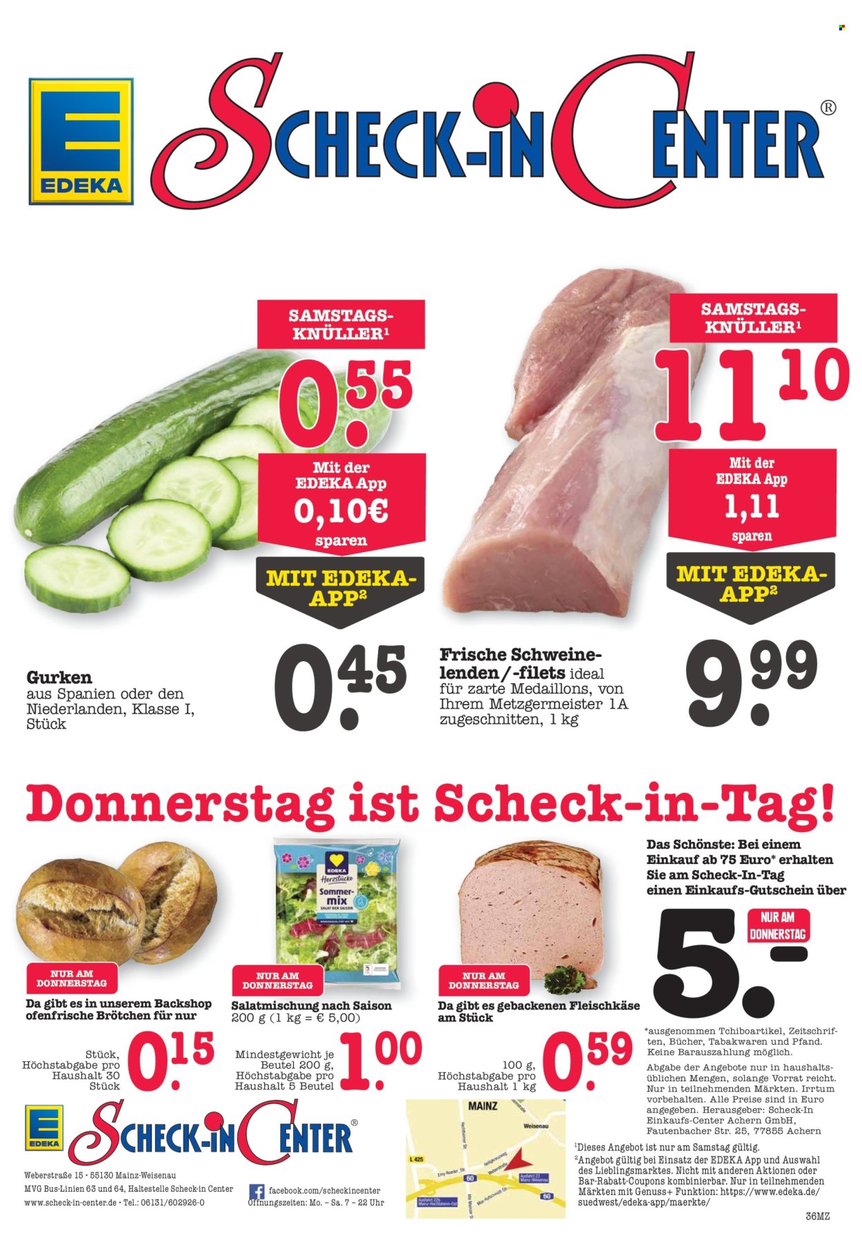 Scheck-in Prospekte  - 5.05.2025 - 10.05.2025. Seite 1