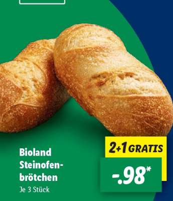 Bioland Steinofenbrötchen
