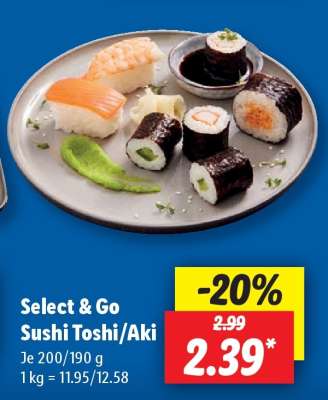 Select & Go Sushi Toshi/Aki