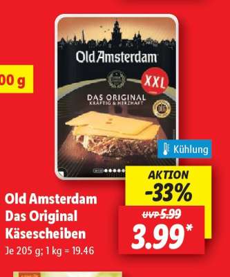 Old Amsterdam Das Original Käsescheiben