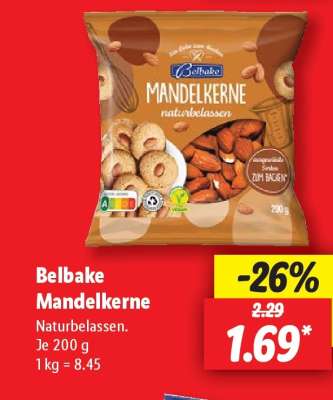 Belbake Mandelkerne