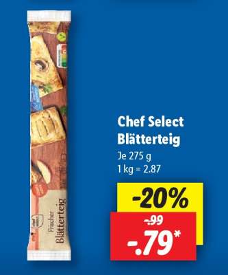 Chef Select Blätterteig