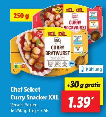 Chef Select Curry Snacker XXL