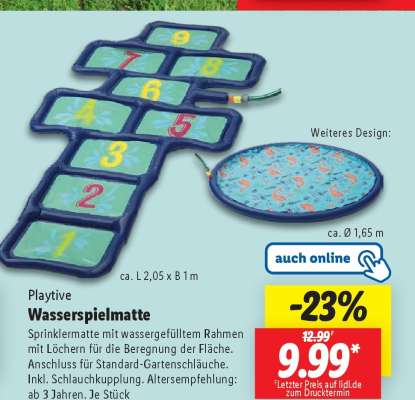 Wasserspielmatte