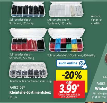 PARKSIDE® Kleinteile-Sortimentsbox
