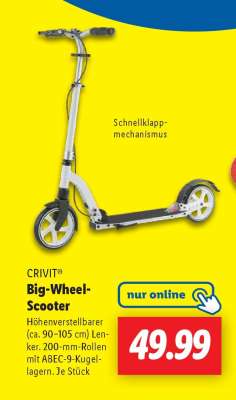 CRIVIT® Big-Wheel-Scooter