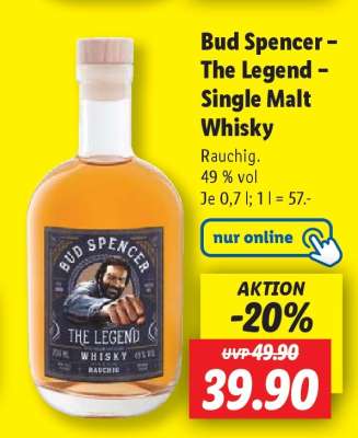 Bud Spencer – The Legend – Single Malt Whisky