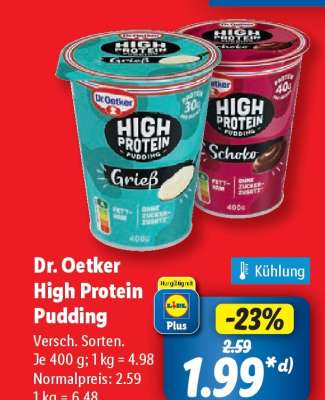 DR. OETKER High-Protein- Pudding