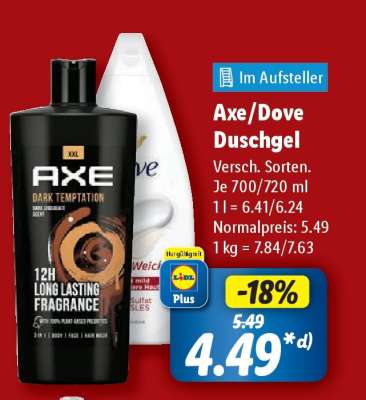 Axe/Dove Duschgel