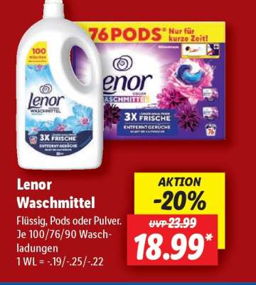 Lenor Waschmittel*