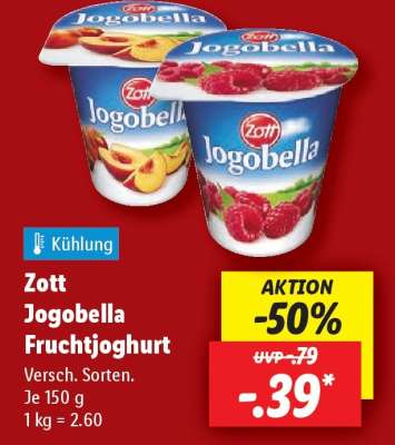 Zott Jogobella Fruchtjoghurt