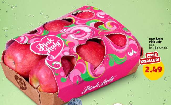 Rote Äpfel Pink Lady