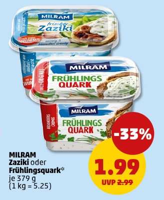 MILRAM Zaziki oder Frühlingsquark