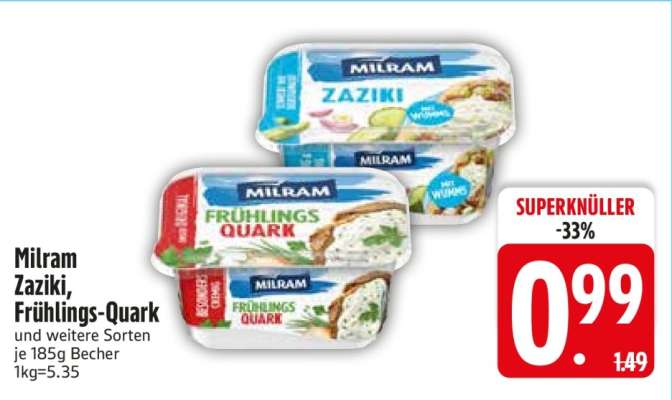Milram Zaziki, Frühlings-Quark