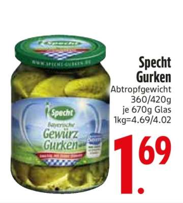Specht Gurken