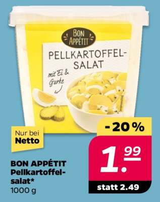BON APPÉTIT Pellkartoffelsalat*