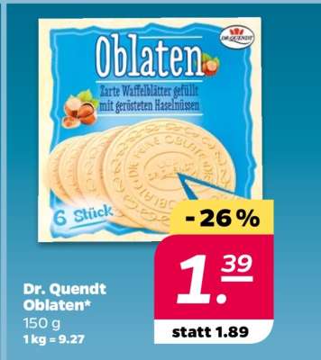 Dr. Quendt Oblaten