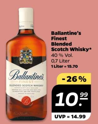 Ballantine’s Finest Blended Scotch Whisky*