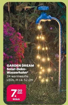 GARDEN DREAM Solar-Deko-Wasserhahn