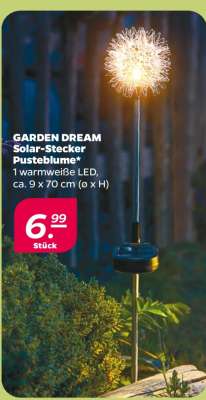 GARDEN DREAM Solar-Stecker Pusteblume