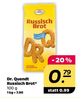 DR. QUENDT Russisch Brot