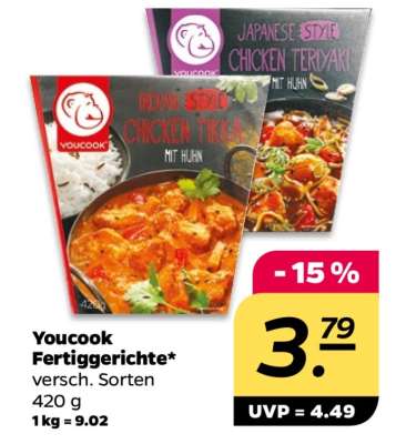 Youcook Fertiggerichte