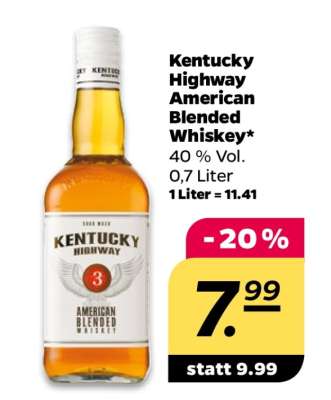 KENTUCKY HIGHWAY American Blended Whiskey