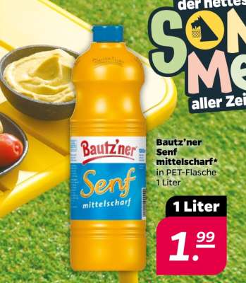 BAUTZ'NER Senf Mittelscharf