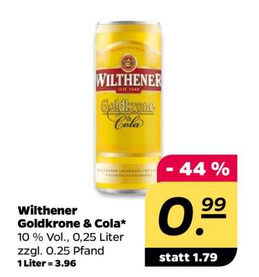 WILTHENER Goldkrone Cola