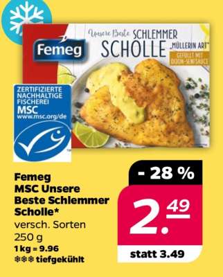 Femeg MSC Unsere Beste Schlemmer- Scholle*