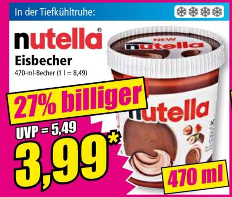 nutella Eisbecher
